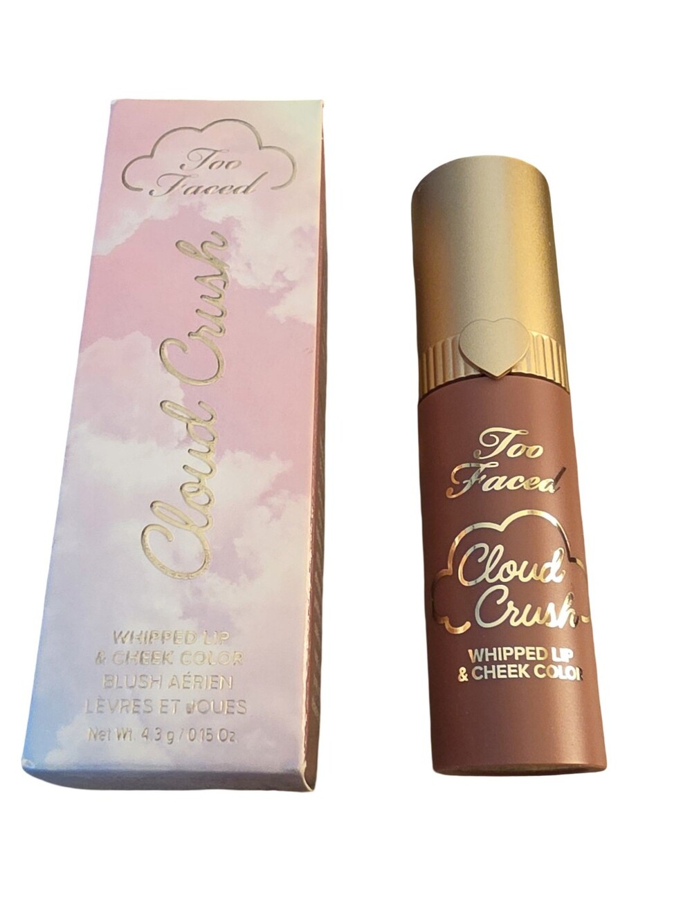 Too Faced Cloud Crush Whipped Lip & Cheek Blush "Headliner" NIB
